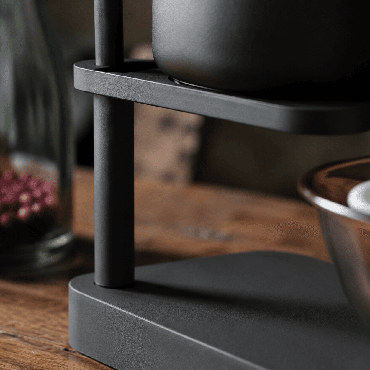 Gooseneck Kettle Stand — detail